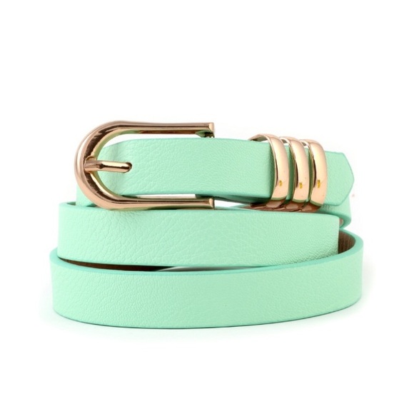 mint green belt